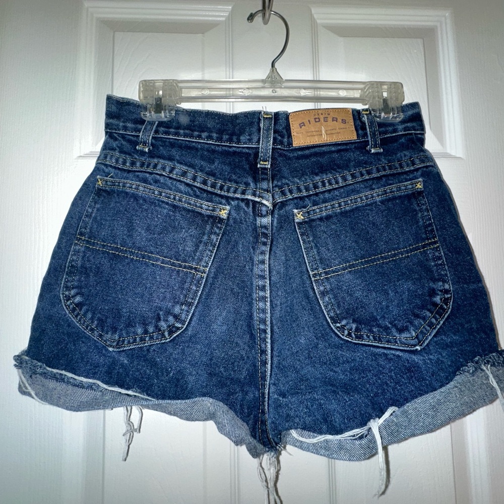 Denim RIDERS Cut-Off Jean Shorts